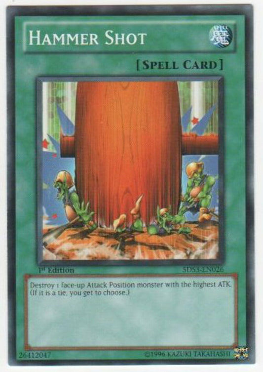 Hammer Shot - 5DS3-EN026 - Common - 1st Edition - YuGiOh