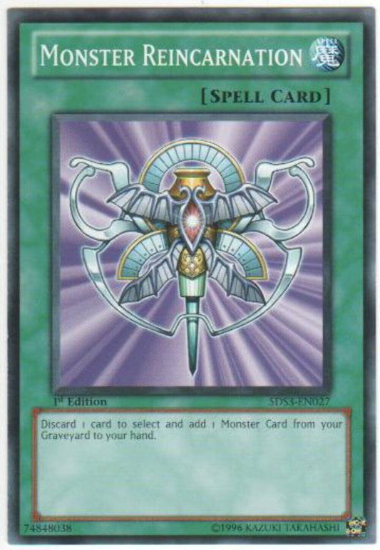 Monster Reincarnation - 5DS3-EN027 - Common - 1st Edition - YuGiOh
