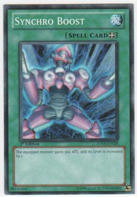 Synchro Boost - 5DS3-EN028 - Common - 1st Edition - YuGiOh