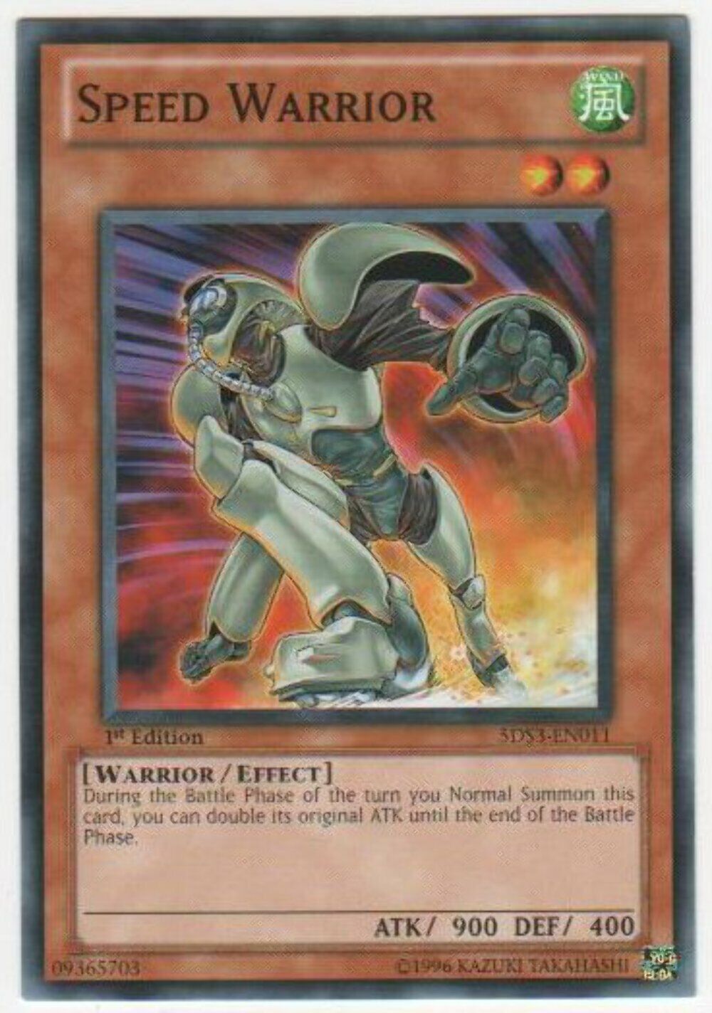 Speed Warrior - 5DS3-EN011 - Common - 1st Edition - YuGiOh
