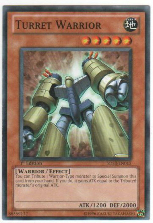 Turret Warrior - 5DS3-EN015 - Common - 1st Edition - YuGiOh