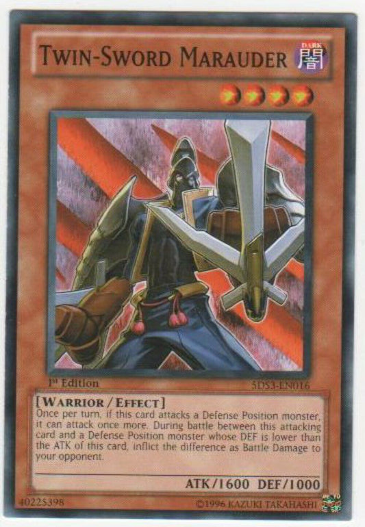 Twin-Sword Marauder - 5DS3-EN016 - Common - 1st Edition - YuGiOh