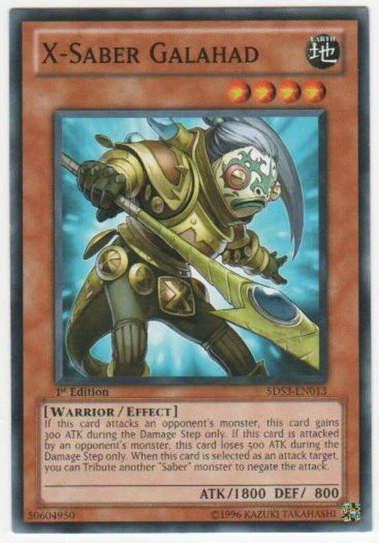 X-Saber Galahad - 5DS3-EN013 - Common - 1st Edition - YuGiOh