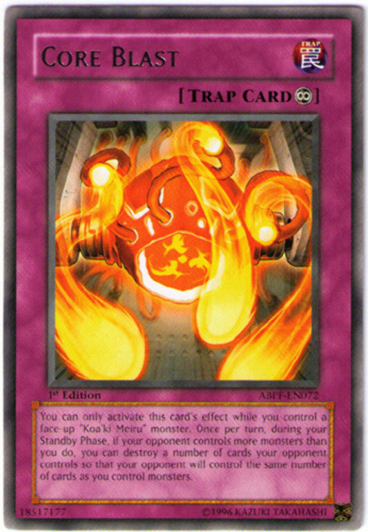 Core Blast - ABPF-EN072 - Rare - 1st Edition - YuGiOh