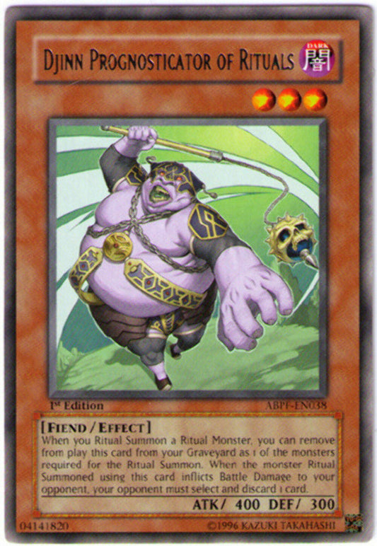 Djinn Prognosticator of Rituals - ABPF-EN038 - Rare - Unlimited Edition - YuGiOh