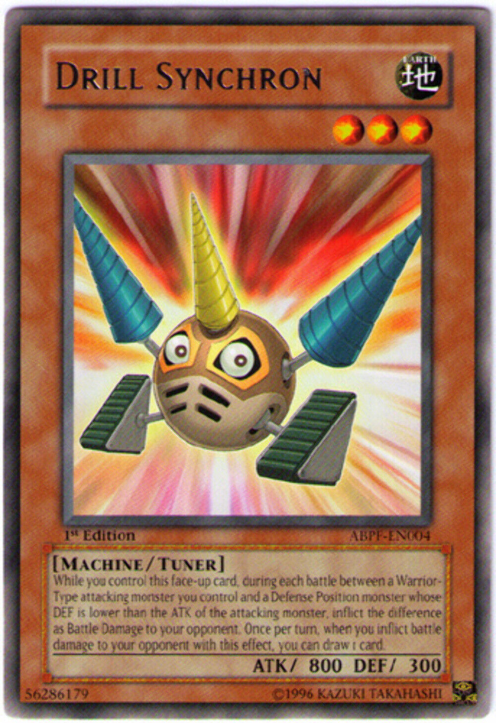 Drill Synchron - ABPF-EN004 - Rare - Unlimited Edition - YuGiOh