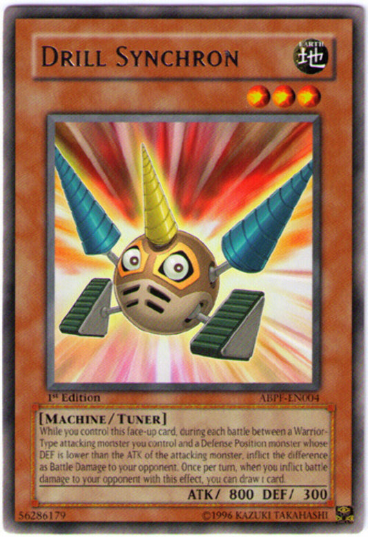 Drill Synchron - ABPF-EN004 - Rare - Unlimited Edition - YuGiOh