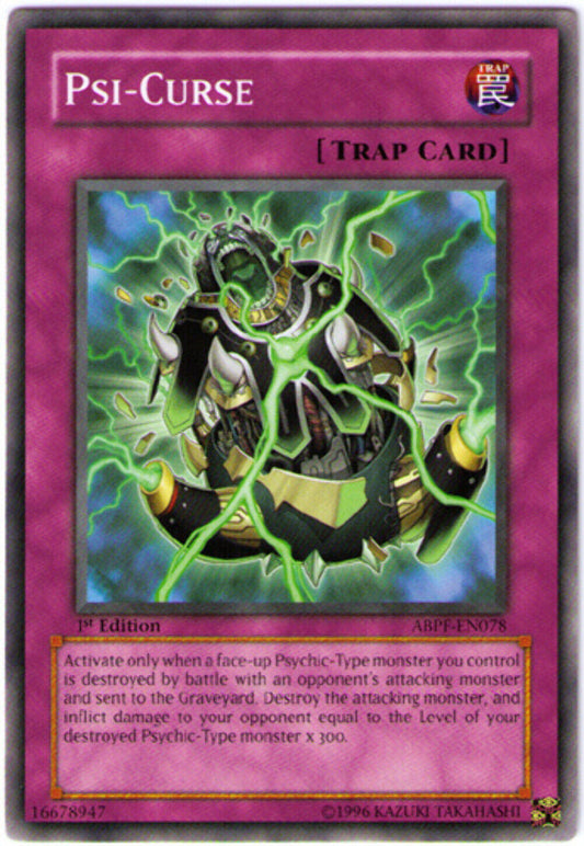 Psi-Curse - ABPF-EN078 - Common - 1st Edition - YuGiOh