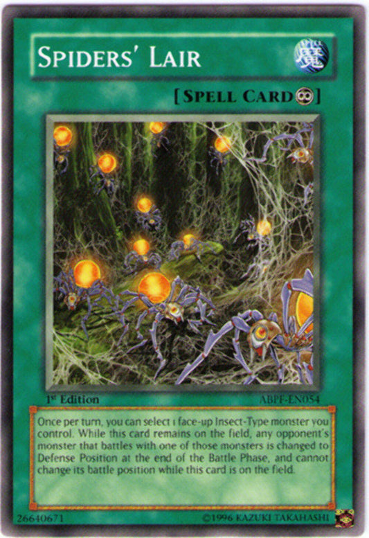 Spider's Lair - ABPF-EN054 - Common - 1st Edition - YuGiOh