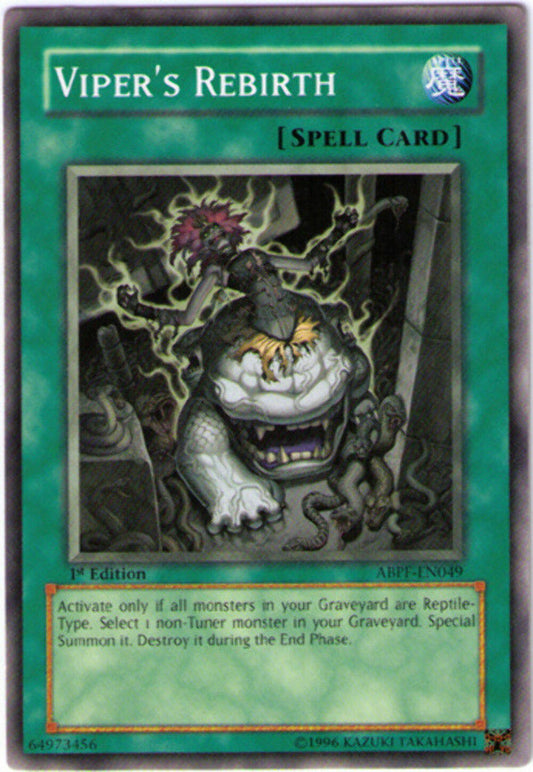 Viper's Rebirth - ABPF-EN049 - Common - 1st Edition - YuGiOh