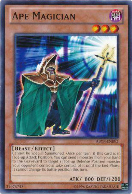 Ape Magician - ABYR-EN092 - Common - Unlimited Edition - YuGiOh