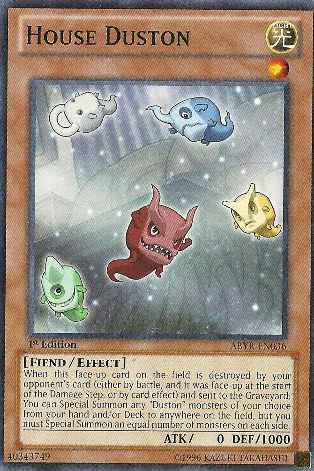House Duston - ABYR-EN036 - Common - Unlimited Edition - YuGiOh
