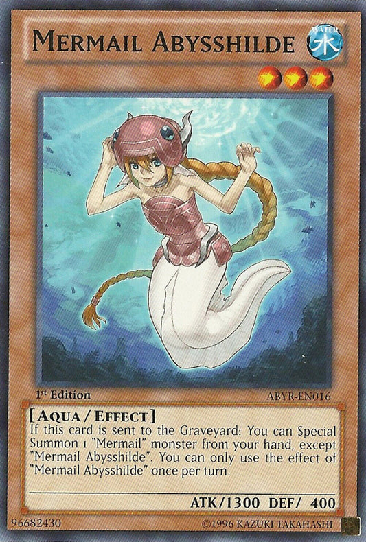 Mermail Abysshilde - ABYR-EN016 - Common - Unlimited Edition - YuGiOh