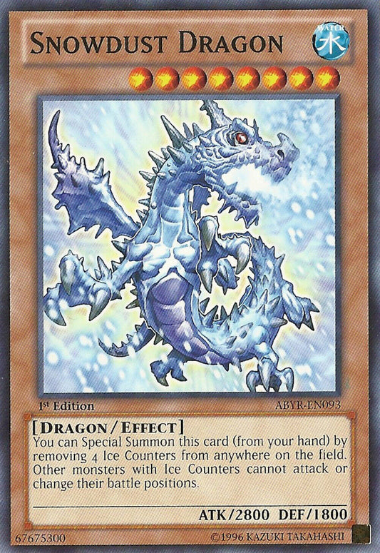 Snowdust Dragon - ABYR-EN093 - Common - Unlimited Edition - YuGiOh