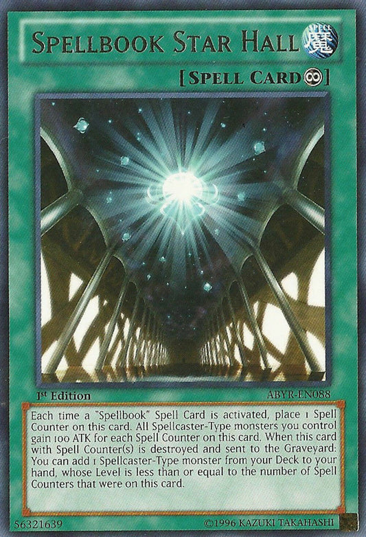 Spellbook Star Hall - ABYR-EN088 - Rare - 1st Edition - YuGiOh