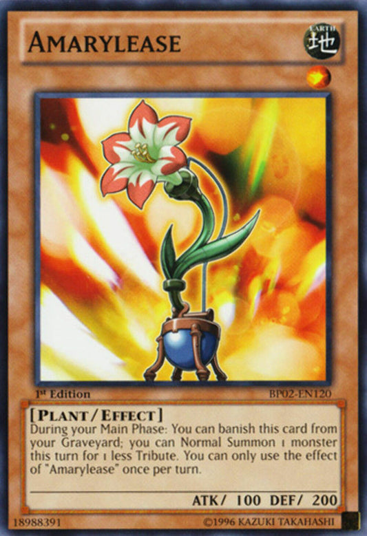 Amarylease - BP02-EN120 - Common - 1st Edtion YuGiOh