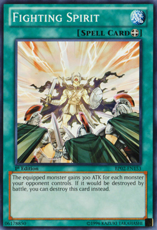 Fighting Spirit - BP02-EN153 - Common - 1st Edtion YuGiOh
