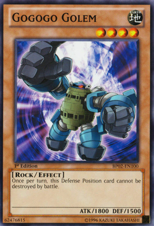 Gogogo Golem - BP02-EN100 - Common - 1st Edtion YuGiOh
