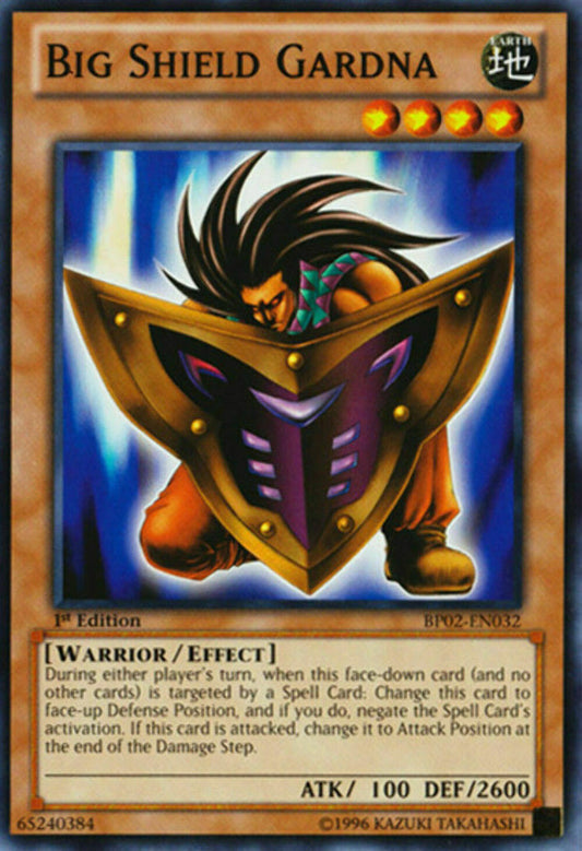 Big Shield Gardna - BP02-EN032 - Common - 1st Edtion YuGiOh