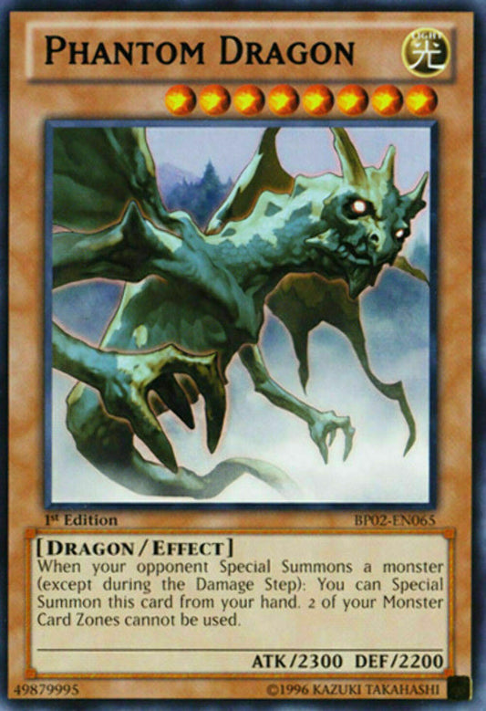 Phantom Dragon - BP02-EN065 - Rare - 1st Edtion YuGiOh