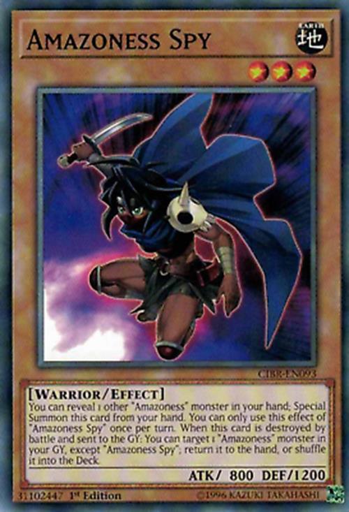 Amazoness Spy - CIBR-EN093 - Common - 1st Edition - YuGiOh
