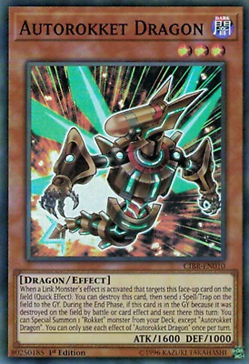 Autorokket Dragon - CIBR-EN010 - Super Rare - 1st Edition - YuGiOh