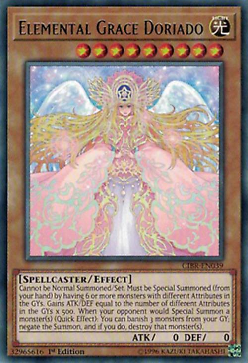 Elemental Grace Doriado - CIBR-EN039 - Rare - 1st Edition - YuGiOh