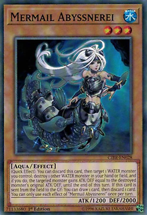 Mermail Abyssnerei - CIBR-EN028 - Common - 1st Edition - YuGiOh