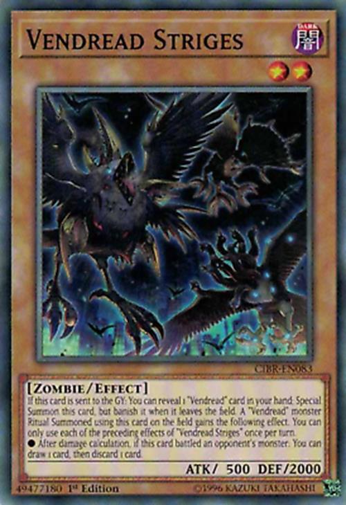 Vendread Striges - CIBR-EN083 - Common - 1st Edition - YuGiOh