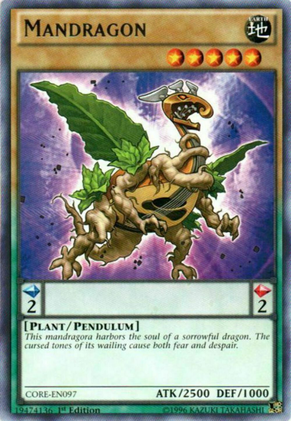Mandragon - CORE-EN097 - Rare - 1st Edition - YuGiOh
