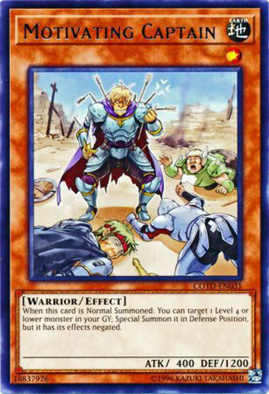 Motivating Captain - COTD-EN031 - Rare - Unlimited Edition - YuGiOh