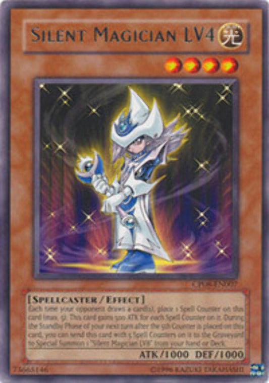 Silent Magician LV4 - CP08-EN007 - Rare - Limited Edition - YuGiOh