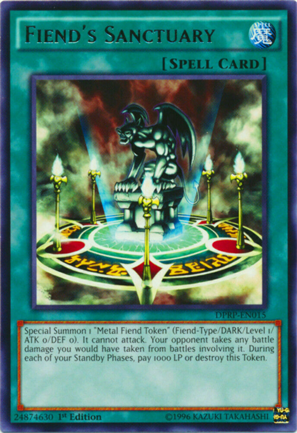 Fiend's Sanctuary - DPRP-EN015 - Rare - 1st Edition - YuGiOh