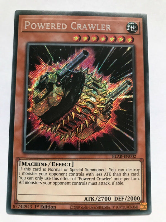 Powered Crawler - BLAR-EN002 - Secret Rare - 1st Edition - YuGiOh