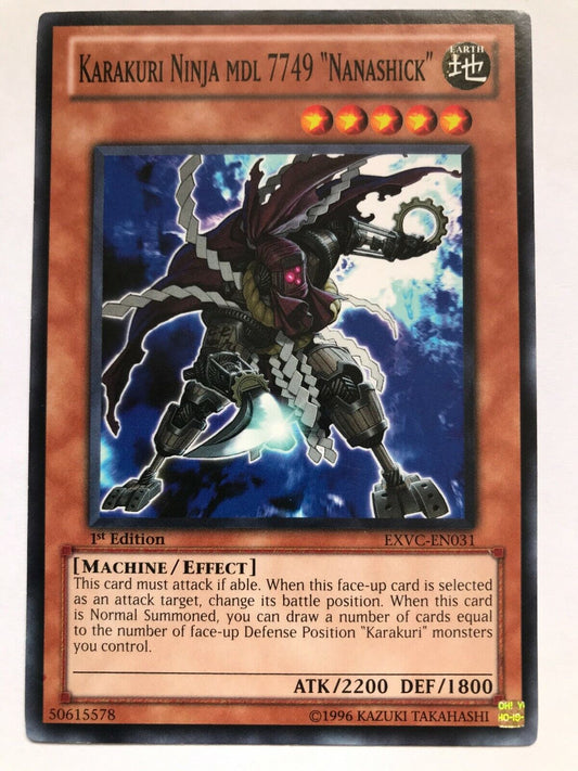 Karakuri Ninja MDL 7749 "Nanashick" - EXVC-EN031 - Common - 1st Edition - YuGiOh