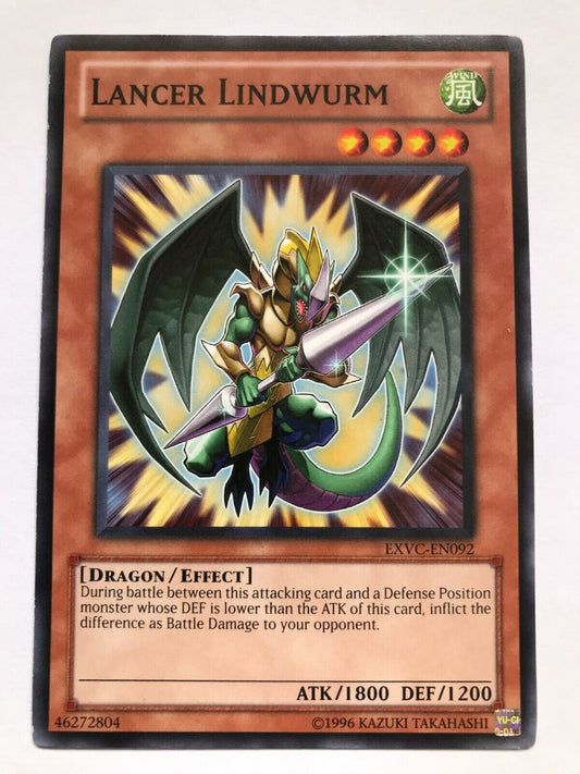 Lancer Lindwurm - EXVC-EN092 - Common - Unlimited Edition - YuGiOh