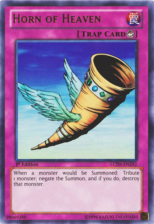 Horn of Heaven - LCJW-EN292 - Ultra Rare - 1st Edition - YuGiOh