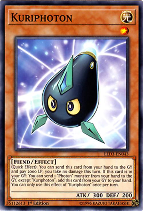 Kuriphoton - LED3-EN043 - Common - 1st Edition - YuGiOh