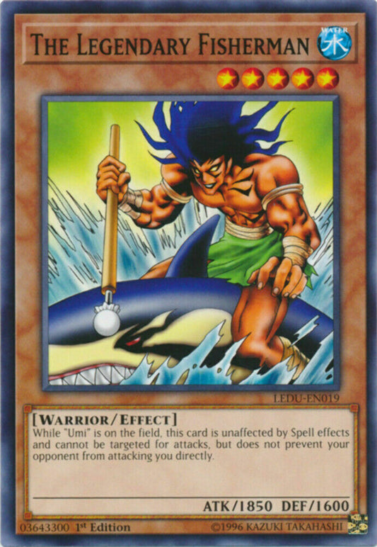 The Legendary Fisherman - LEDU-EN019 - Common - 1st Edition - YuGiOh