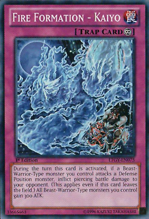 Fire Formation - Kaiyo - LTGY-EN075 - Common - 1st Edition - YuGiOh