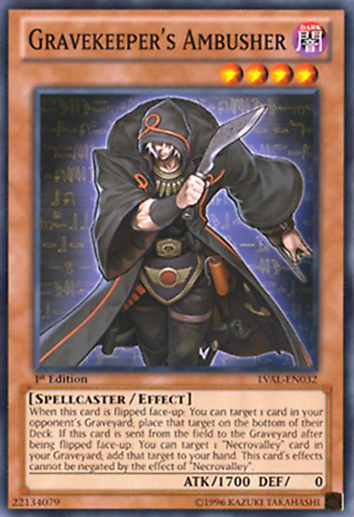 Gravekeeper's Ambusher - LVAL-EN032 - Common - Unlimited - YuGiOh