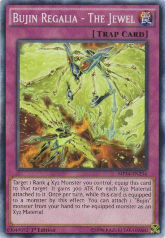 Bujin Regalia - The Jewel - MP14-EN234 - Common - 1st Edition - YuGiOh
