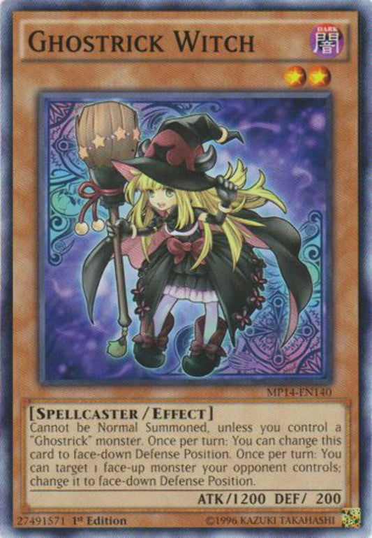 Ghostrick Witch - MP14-EN140 - Common - 1st Edition - YuGiOh