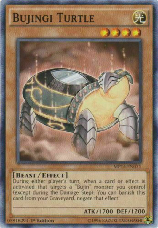 Bujingi Turtle - MP14-EN071 - Common - 1st Edition - YuGiOh