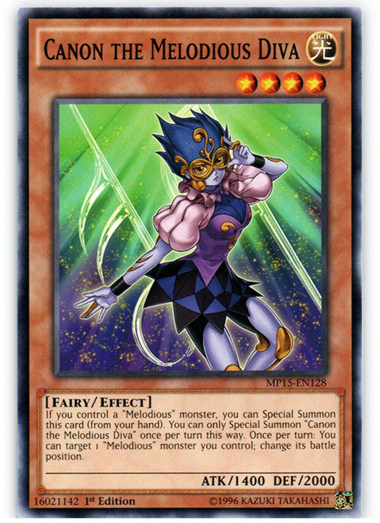 Canon the Melodious Diva - MP15-EN128 - Common - 1st Edition - YuGiOh