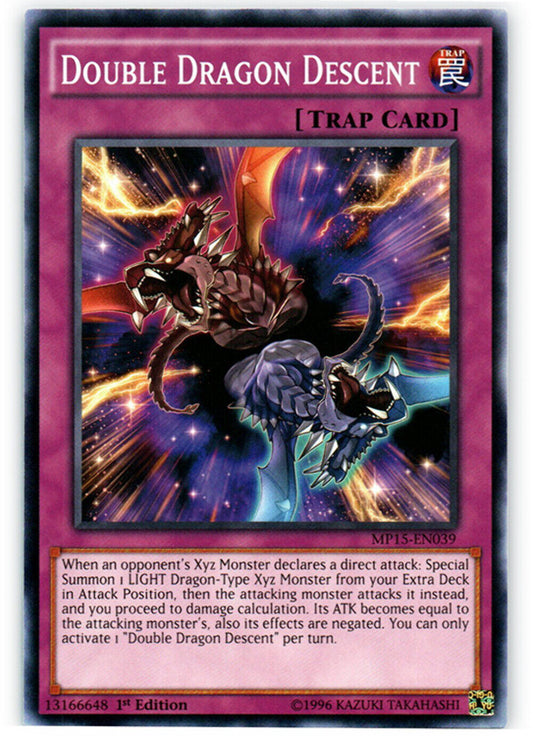 Double Dragon Descent - MP15-EN039 - Common - 1st Edition - YuGiOh