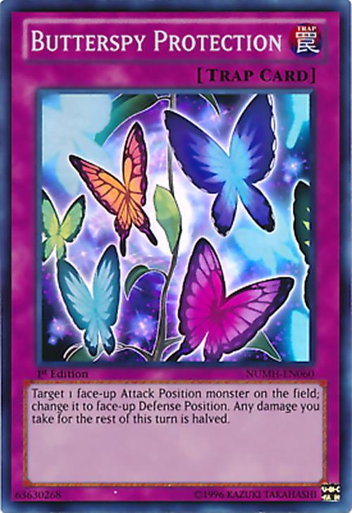 Butterspy Protection - NUMH-EN060 - Super Rare - Unlimited - YuGiOh