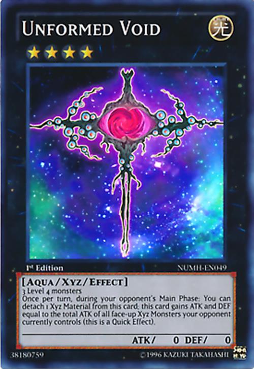 Unformed Void - NUMH-EN049 - Super Rare - Unlimited - YuGiOh