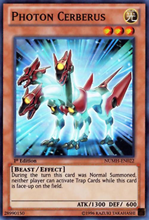 Photon Cerberus - NUMH-EN022 - Super Rare - Unlimited - YuGiOh