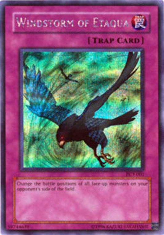 Windstorm of Etaqua - PCY-E001 - Secret Rare - Limited Edition - YuGiOh